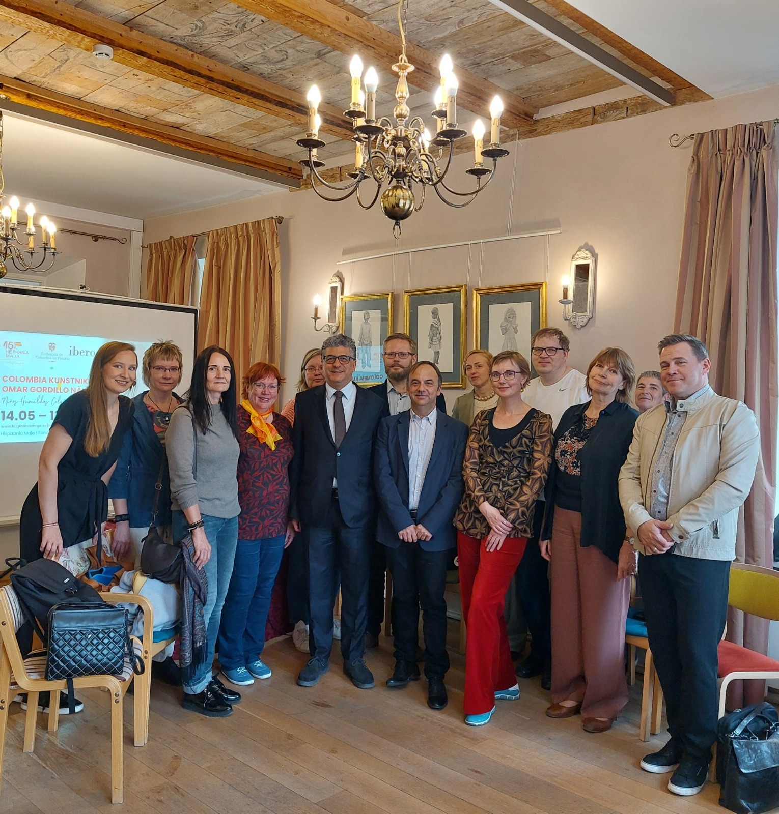 Arte y literatura colombiana en Estonia: Omar Gordillo y Emma Reyes protagonizan un encuentro cultural en la Hispaania Maja