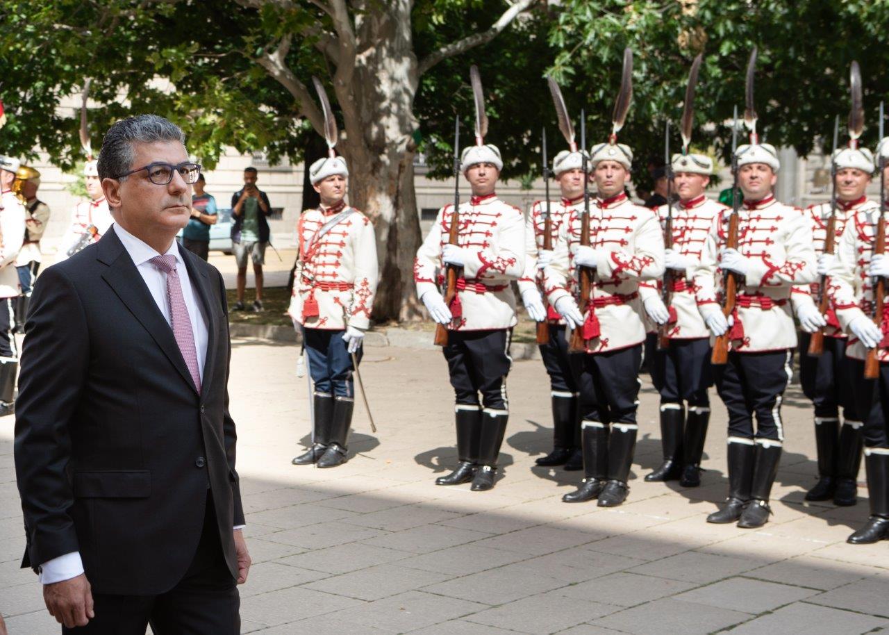 Embajador de Colombia, Assad Jater, presenta sus cartas credenciales ante el Presidente de la República de Bulgaria