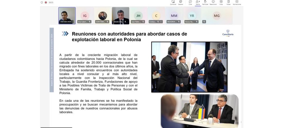 Así rendimos cuentas desde la Embajada de Colombia en Polonia