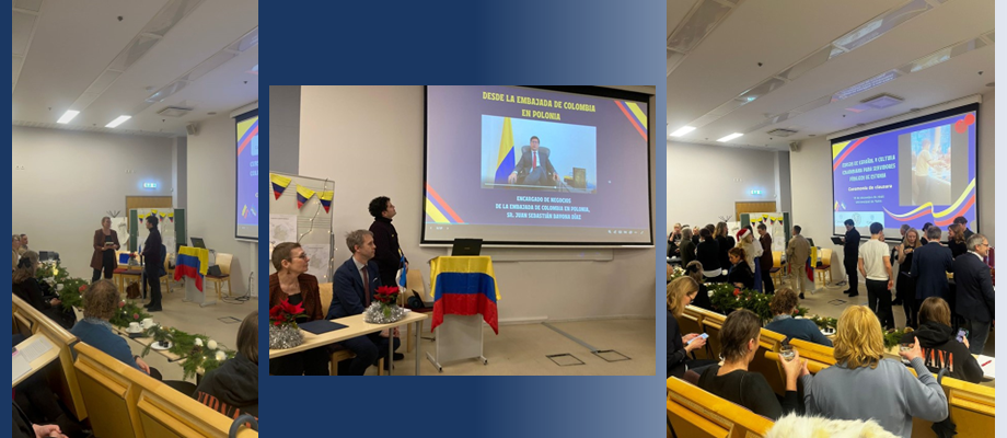 La Embajada de Colombia participó en la clausura del curso de español para servidores públicos de Estonia