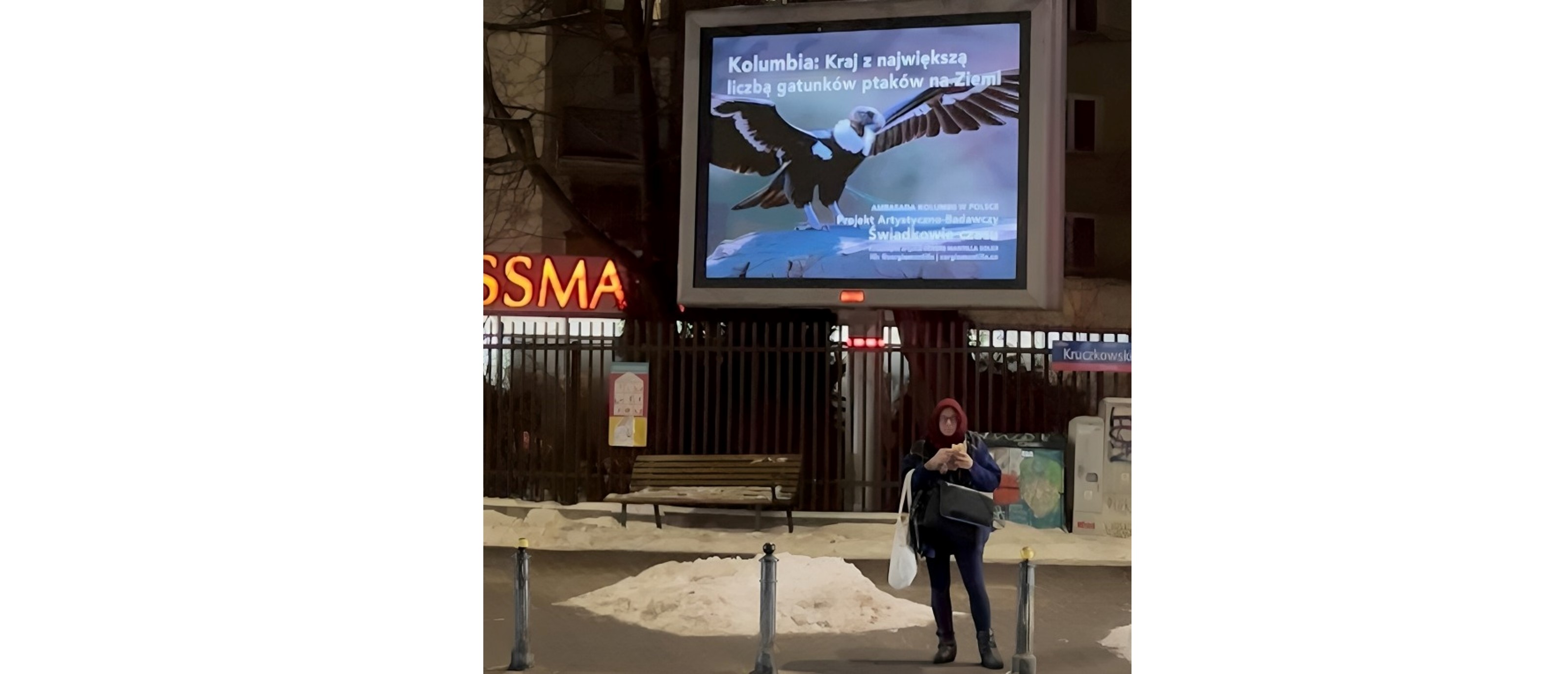 La Embajada de Colombia en Polonia, concurrente para Letonia, presentó dos proyectos artísticos del artista colombiano Sergio Mantilla en el espacio público de las ciudades de Varsovia y Riga.  En Varsovia, la Embajada llevó a cabo Chronographies of Immanence – Electronic Cartography of Glaciers and Water Cradles in Colombia, exhibido del 19 al 24 de enero de 2026 mediante 15 pantallas digitales distribuidas en distintos puntos estratégicos de la ciudad, alcanzando aproximadamente 143.000 personas durante l