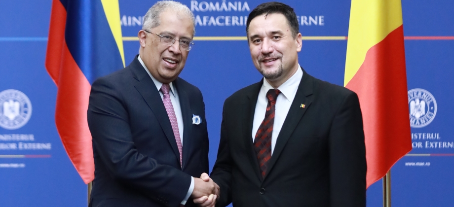 Colombia y Rumanía fortalecieron sus relaciones bilaterales en el encuentro de Consultas Políticas que se realizó en Bucarest