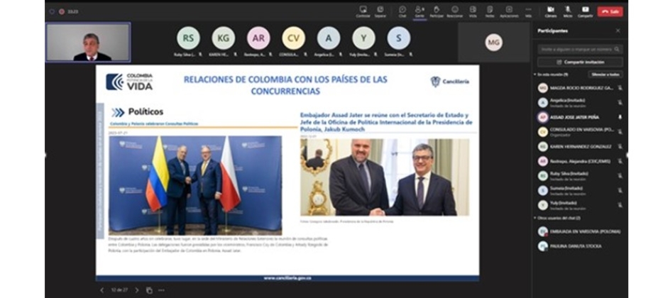 Así rendimos cuentas desde la embajada y sección consular de Colombia en Polonia