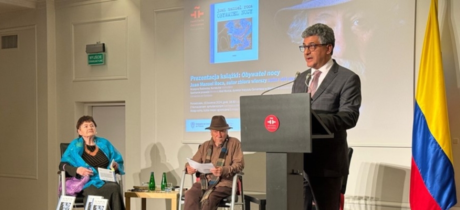 Poesía colombiana se toma el Instituto Cervantes de Varsovia